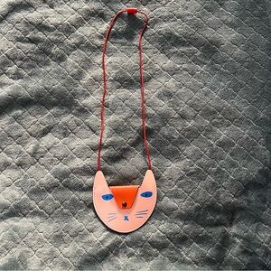 Ark &‎ Co Red and Blue leather fox Key Card Holder
